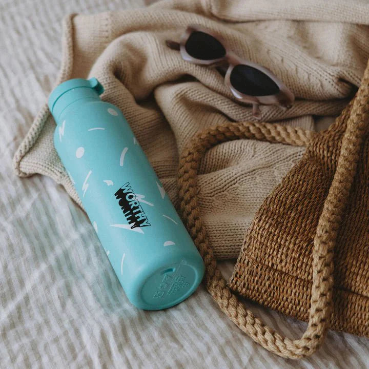 750ml Sugarcane Drink Bottle - Ocean Aqua - Love Low Carb