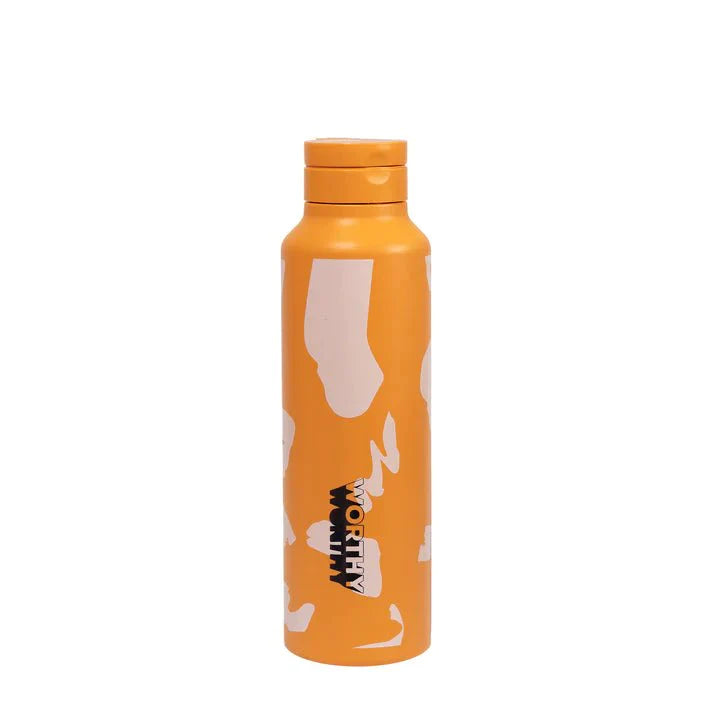 750ml Sugarcane Drink Bottle - Retro Orange - Love Low Carb