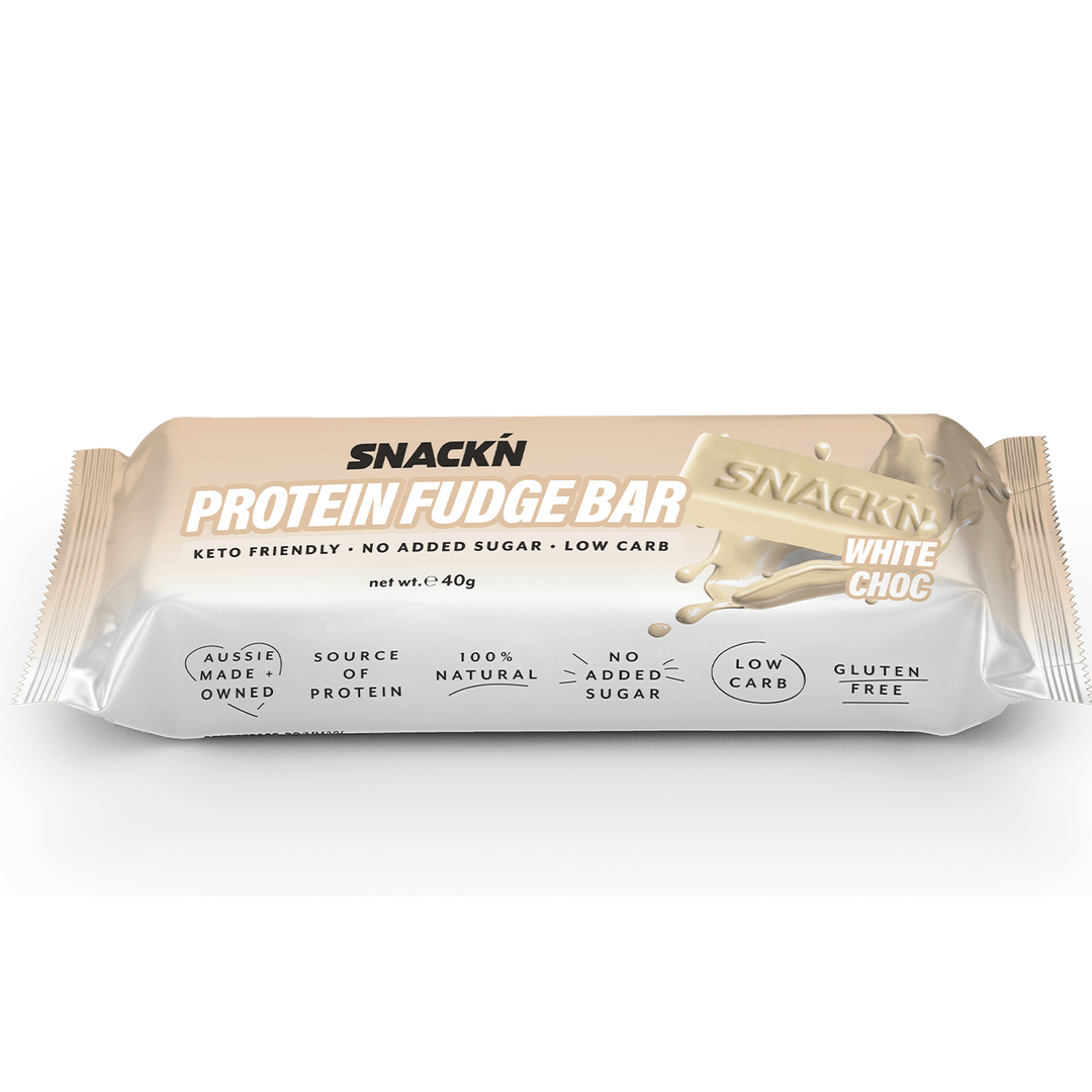 White Chocolate Protein Fudge Bar