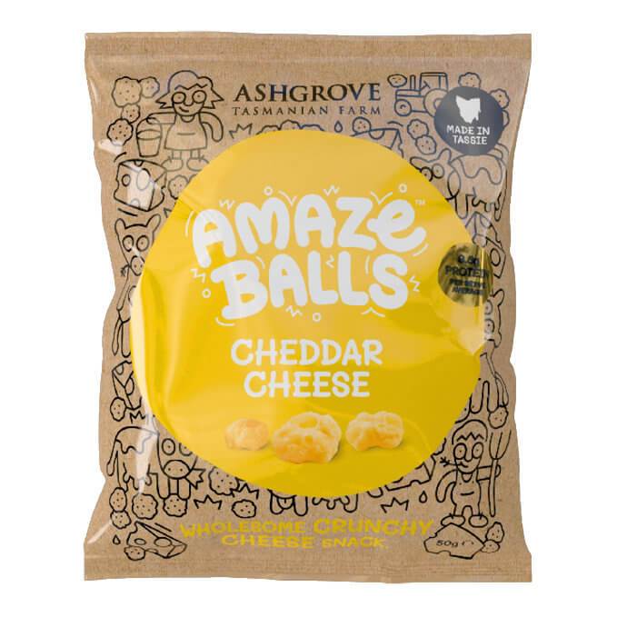 AmazeBalls Bulk Pack - 8 Bags-Cheese Crisps-Love Low Carb