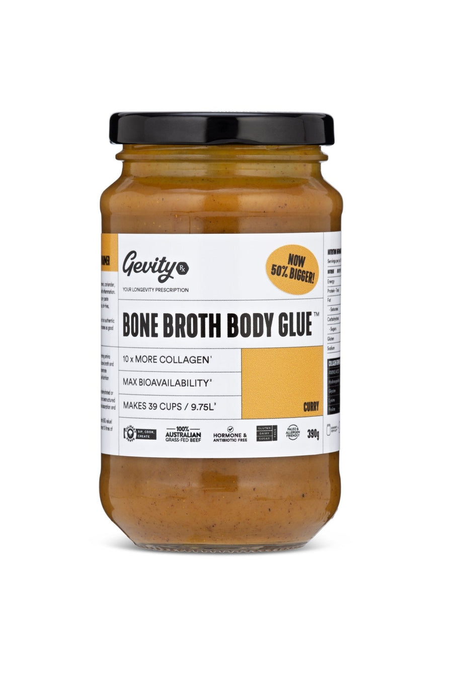Bone Broth Body Glue - Curry - Yo Keto