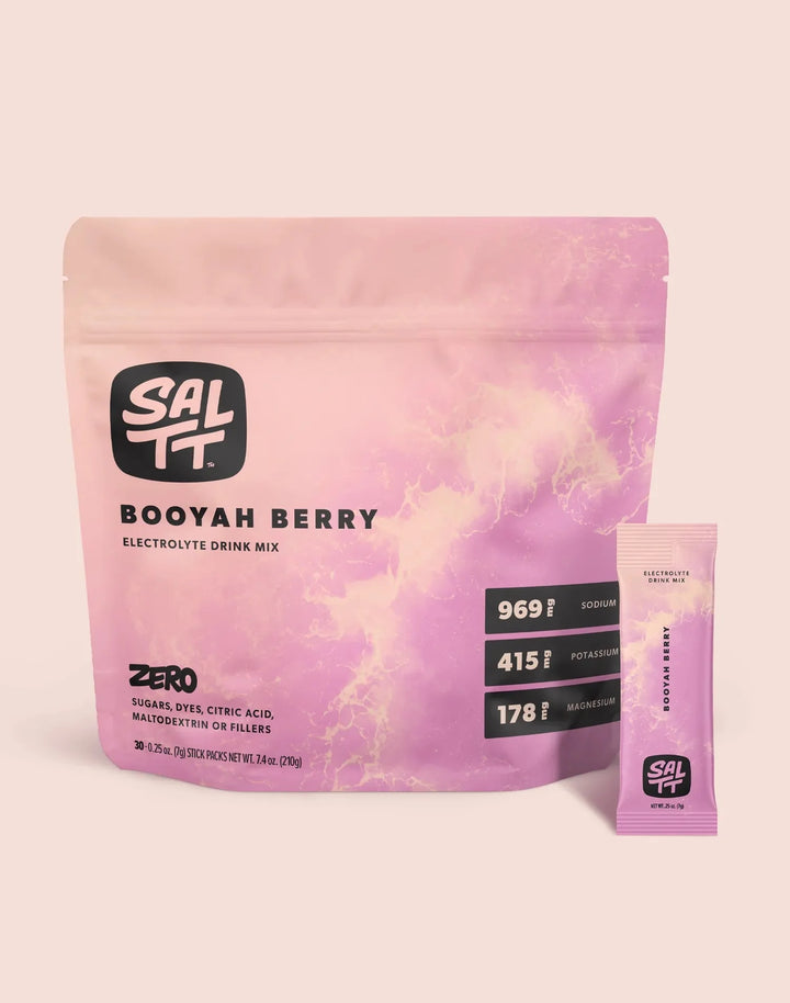 Booyah Berry Electrolyte Drink Mix - 30 Sticks - Love Low Carb