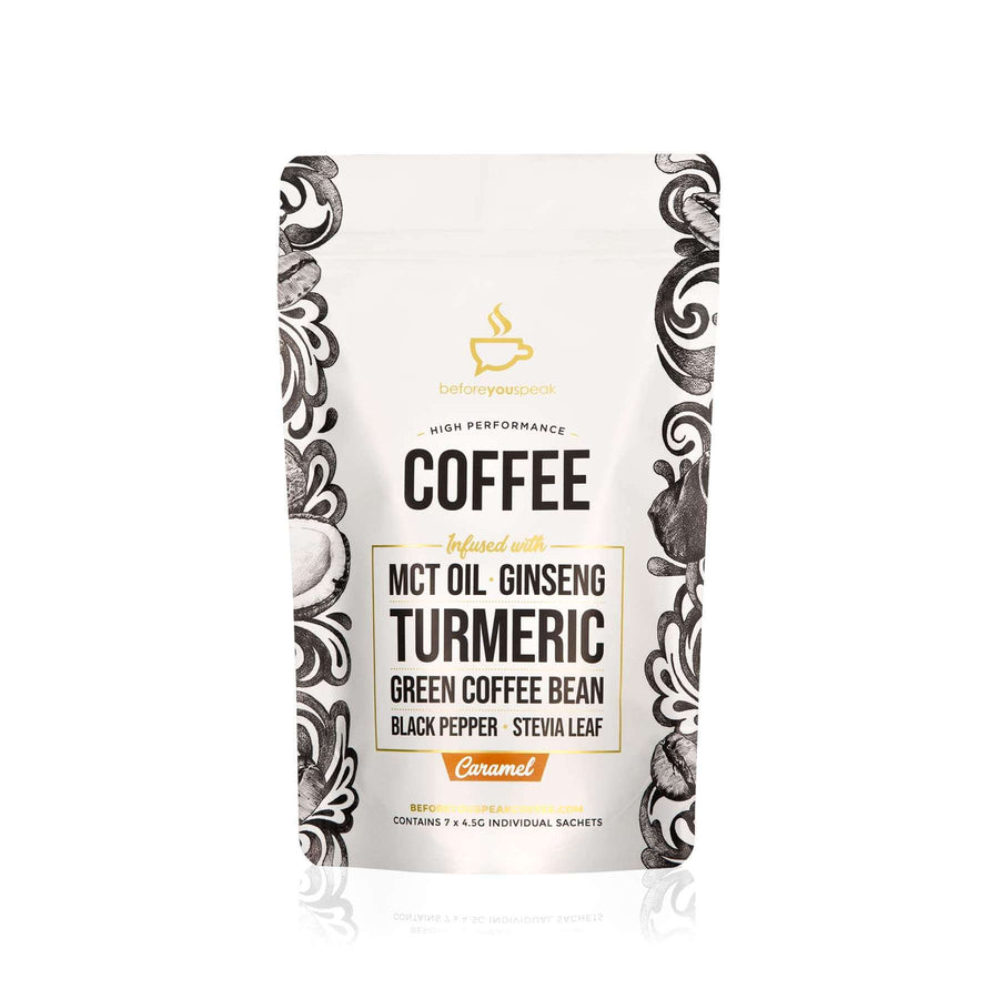 Caramel High Performance Coffee - 7 Serve Pouch - Best before 07/09/23 - Love Low Carb