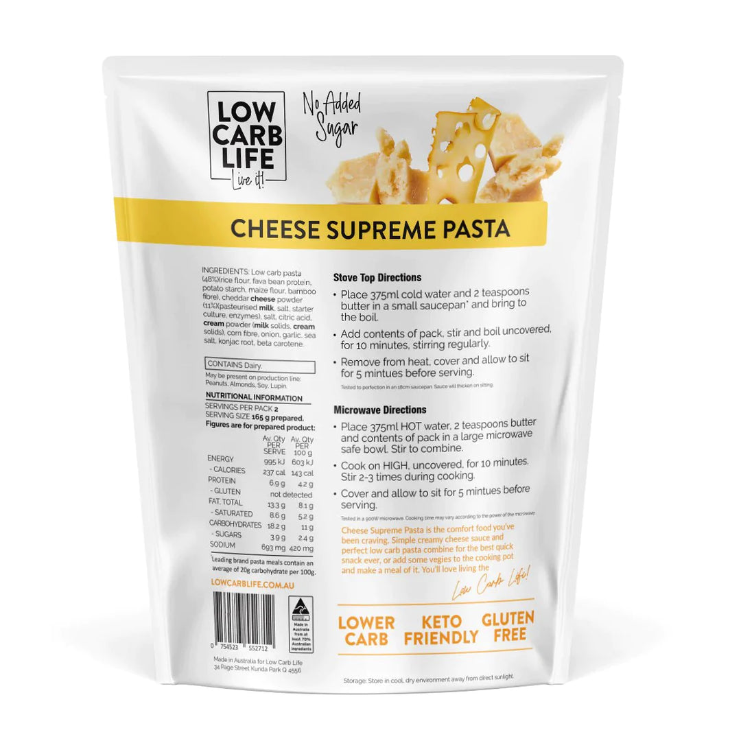 Cheese Supreme One Pot Pasta - Yo Keto