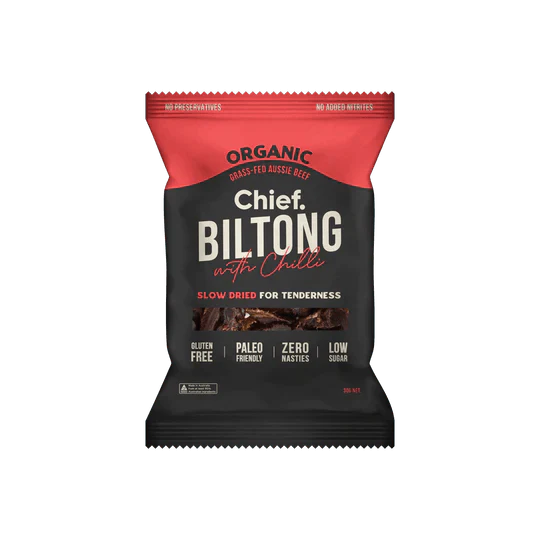 Chilli Beef Biltong - Yo Keto