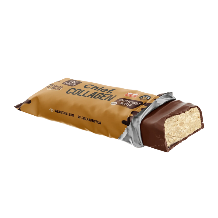 Choc Peanut Butter Collagen Protein Bar - Yo Keto