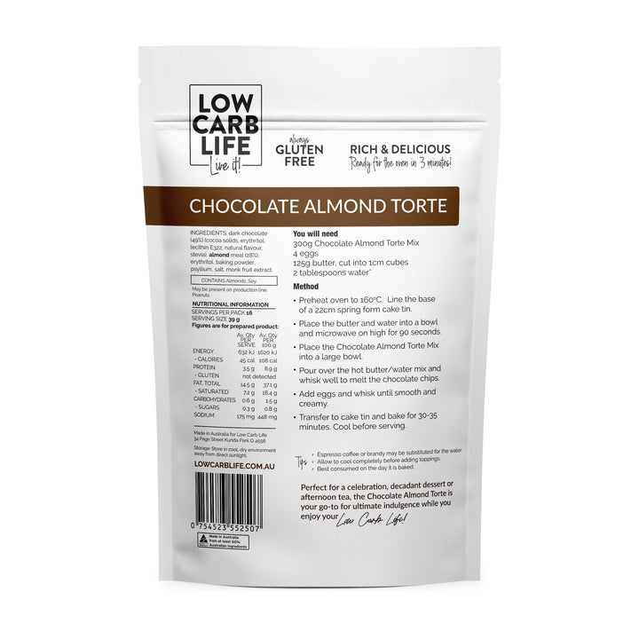 Chocolate Almond Torte Keto Bake Mix - Yo Keto