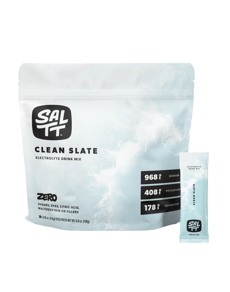 Clean Slate (Unflavoured) Electrolyte Drink Mix - 30 Sticks - Love Low Carb