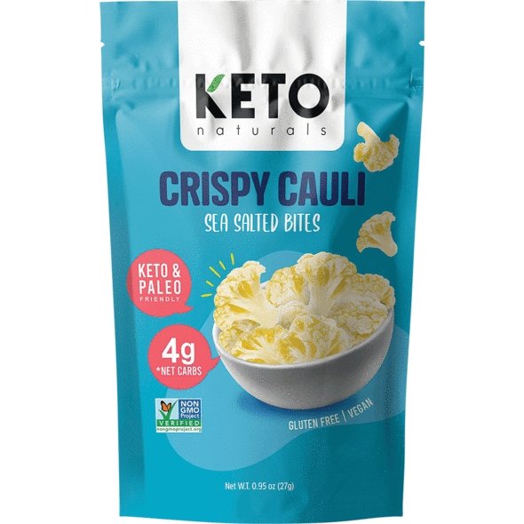 Crispy Cauli - Sea Salted Bites-Chips-Yo Keto