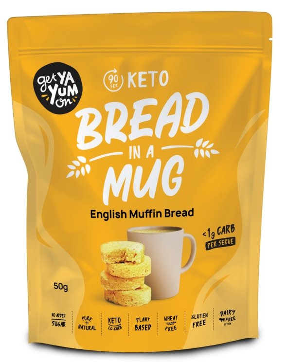 English Muffin - Bread In A Mug - Yo Keto