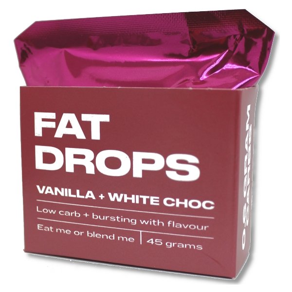 Fat Drop - Vanilla & White Choc - Single - Yo Keto