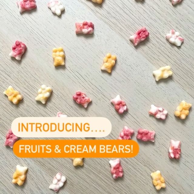 Fruits & Cream Gummy Bears - 50g - Yo Keto