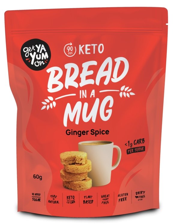 Ginger Spice - Bread In A Mug - Yo Keto