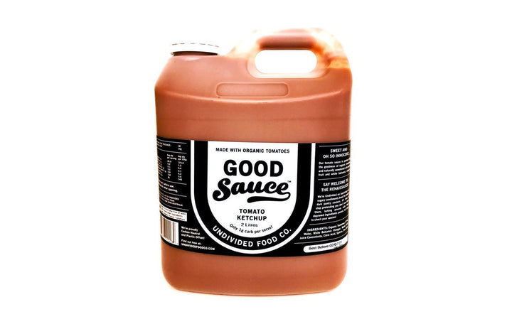 GOOD SAUCE™ Tomato Ketchup - 2 Litre - Yo Keto