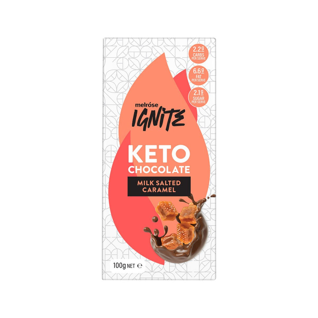 Keto Chocolate - Milk Salted Caramel - 100g - Love Low Carb