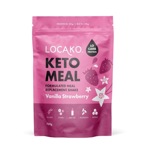 Keto Meal - Formulated Replacement Shake - Vanilla Strawberry - Yo Keto