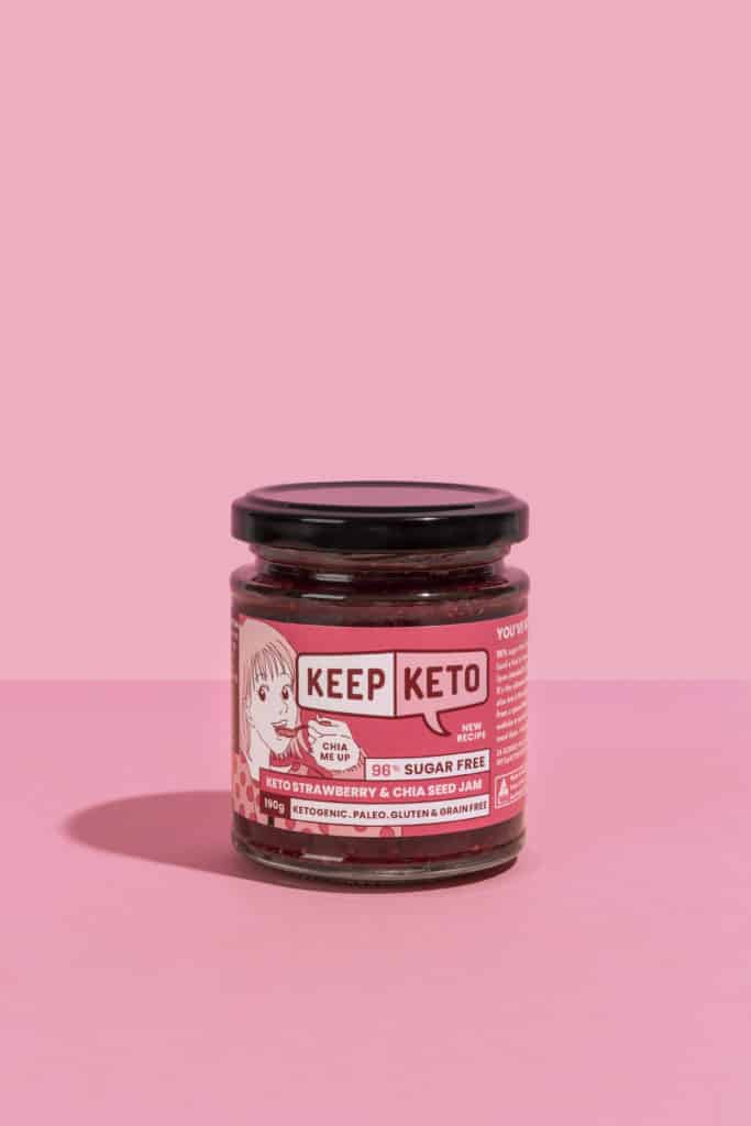 Keto Strawberry and Chia Seed Jam - Yo Keto