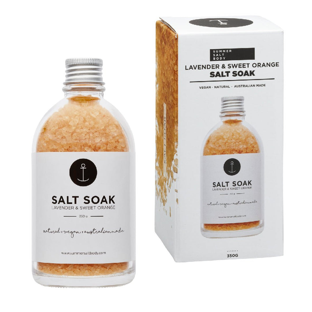 Lavender & Sweet Orange Salt Soak - Love Low Carb