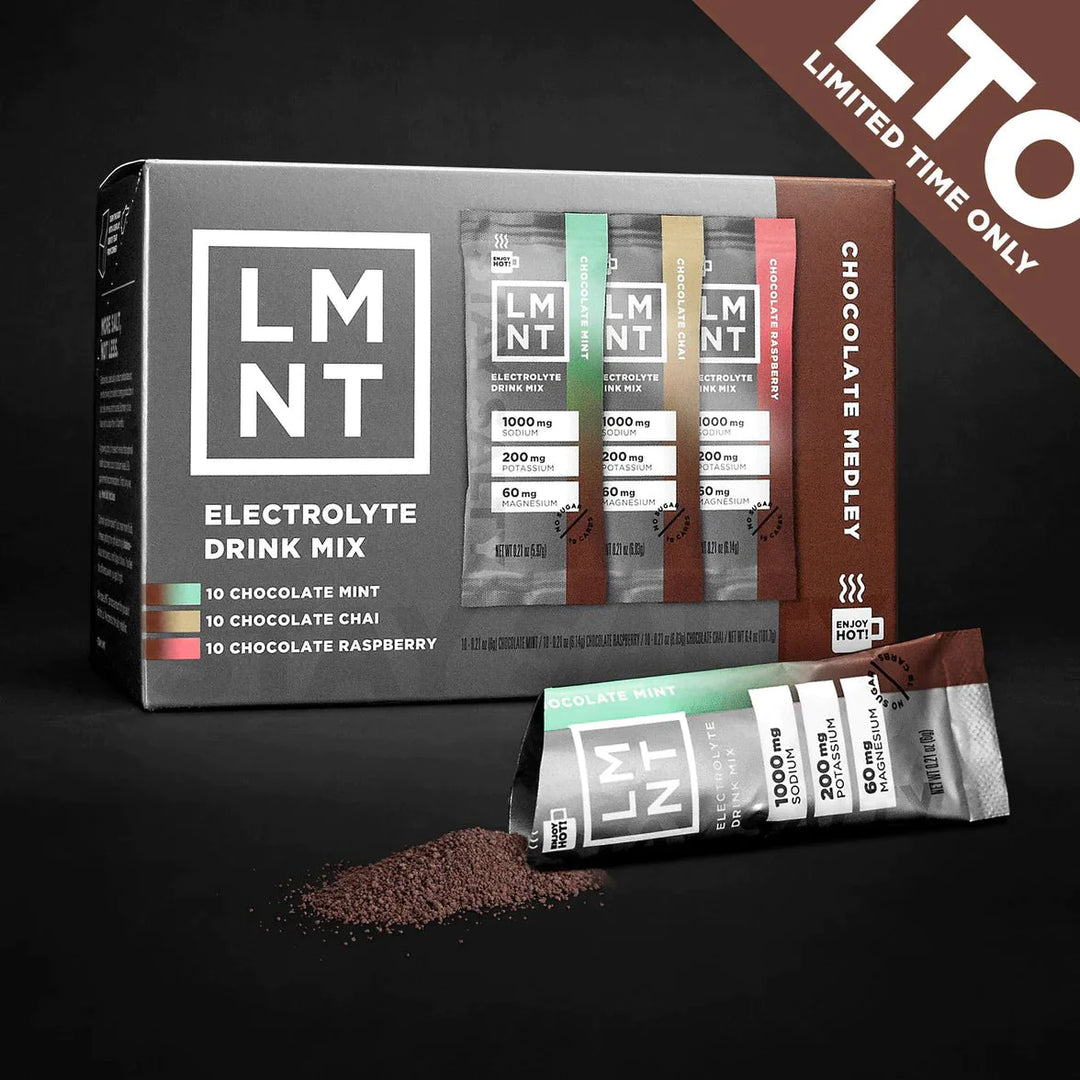 LMNT Chocolate Medley Electrolyte Mix - 30 Ct - 2023 - Yo Keto