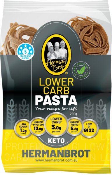 Lower Carb Pasta - Yo Keto