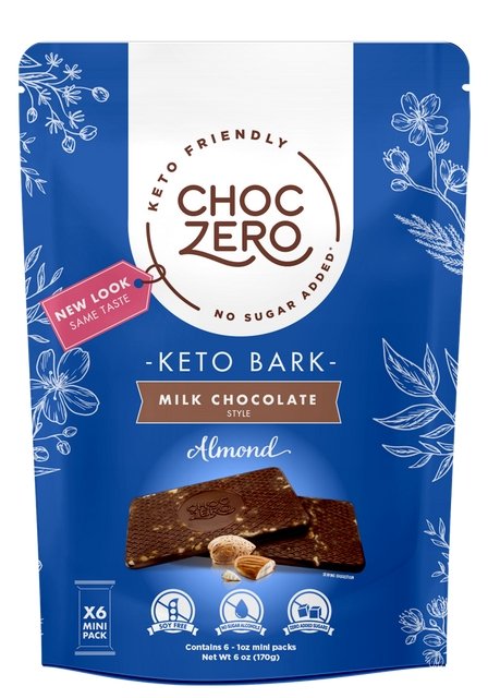 Milk Chocolate Almond Keto Bark - Yo Keto