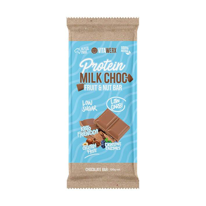 Milk Chocolate Bar - Fruit & Nut - 100g-Chocolate-Yo Keto