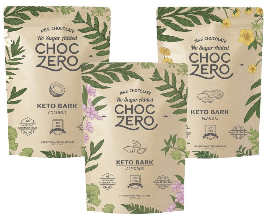 Milk Chocolate Keto Bark 3 Pack - Yo Keto