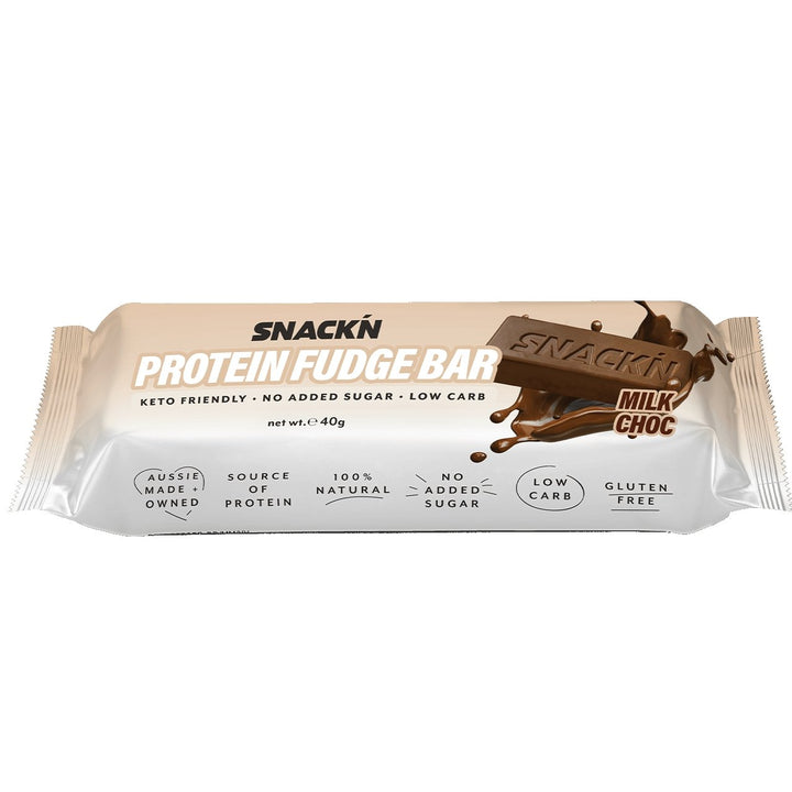 Milk Chocolate Protein Fudge Bar - Yo Keto
