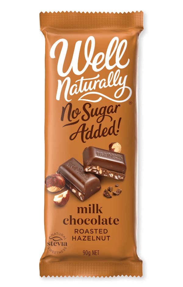 Milk Chocolate - Roasted Hazelnut - No Sugar Added - 90g - Yo Keto