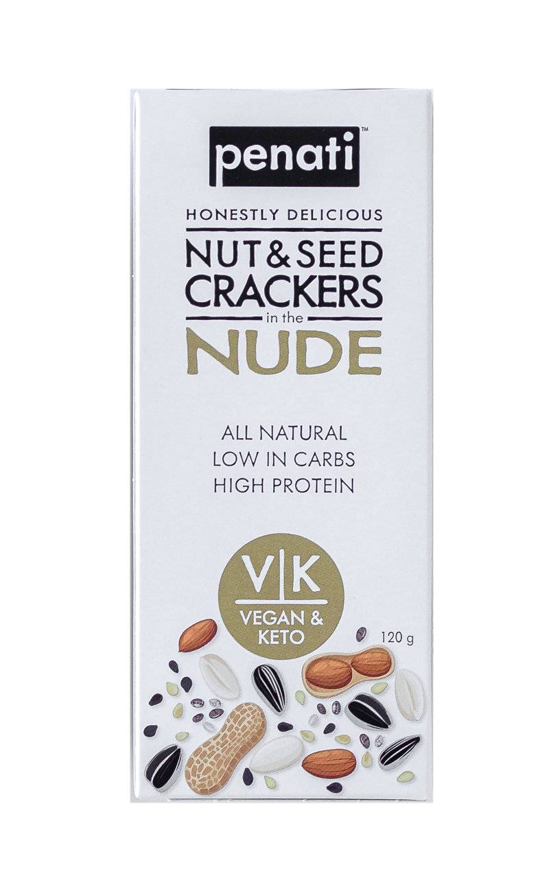 Nude Nut & Seed Crackers - Yo Keto