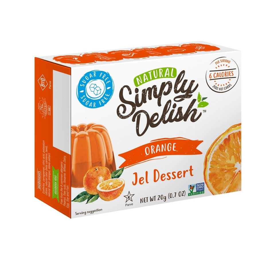 Orange Sugar Free Jelly-Desserts-Yo Keto