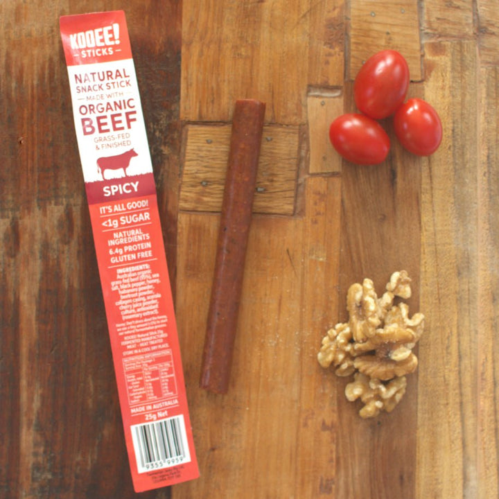 Organic Beef Stick - Spicy - Box of 20 - Love Low Carb