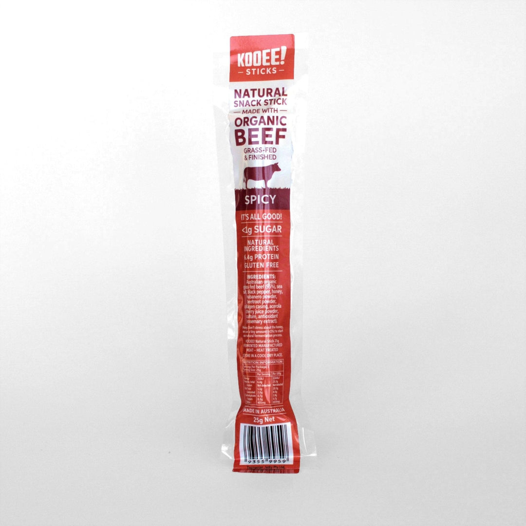 Organic Beef Stick - Spicy - Box of 20 - Love Low Carb