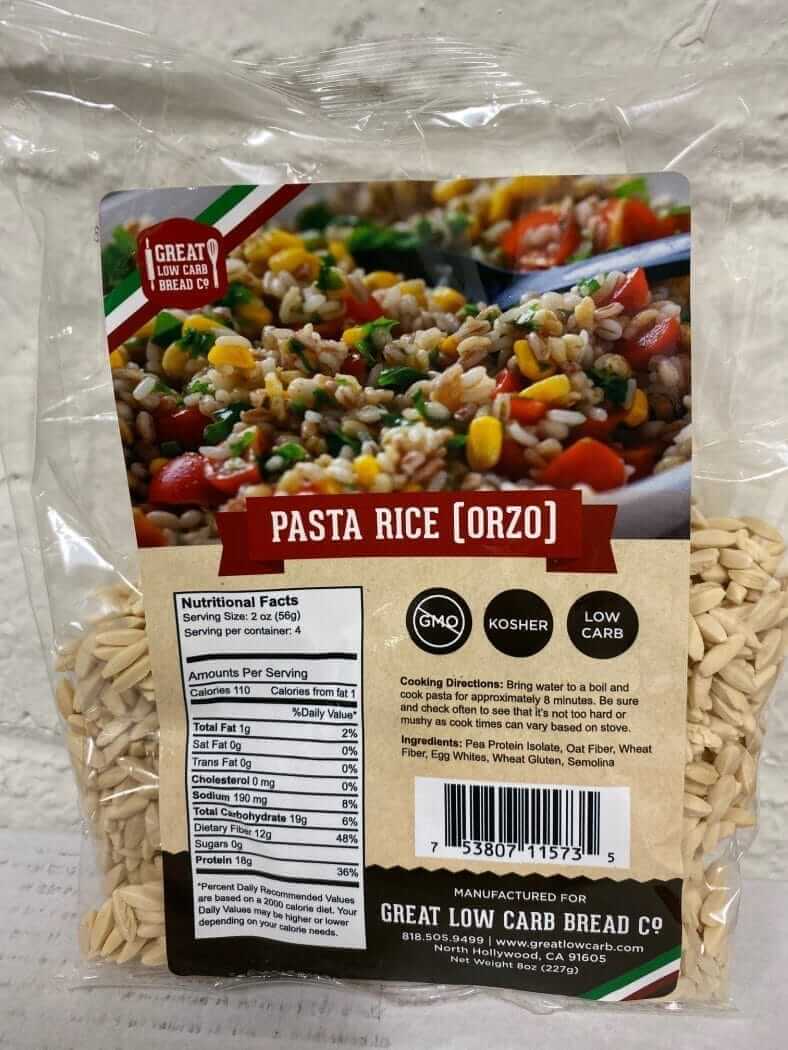 Pasta Rice (Orzo)-Pasta-Yo Keto