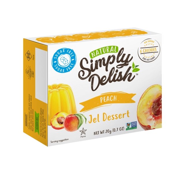 Peach Sugar Free Jelly-Desserts-Yo Keto