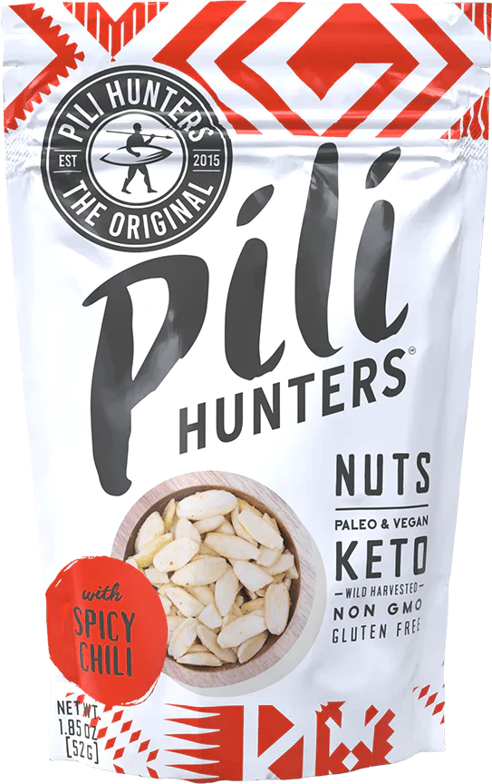 Pili Nuts With Spicy Labuyo Chili - 52g - Love Low Carb