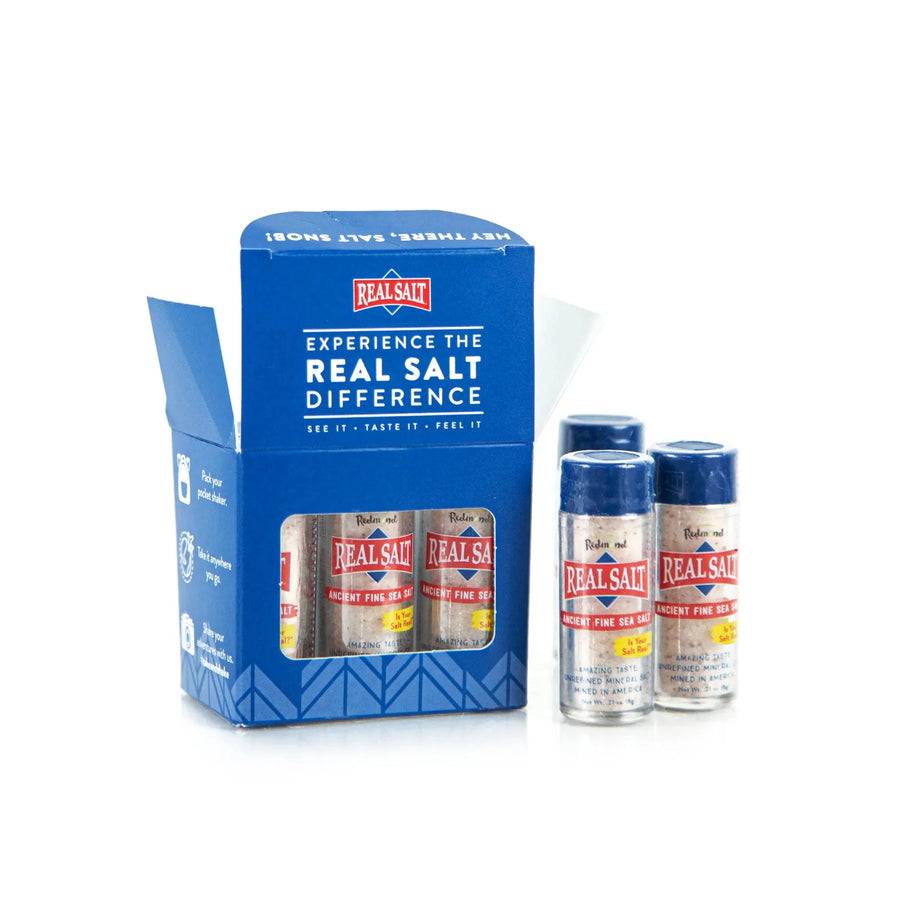 Real Salt Pocket Shaker - 6 Pack - Love Low Carb