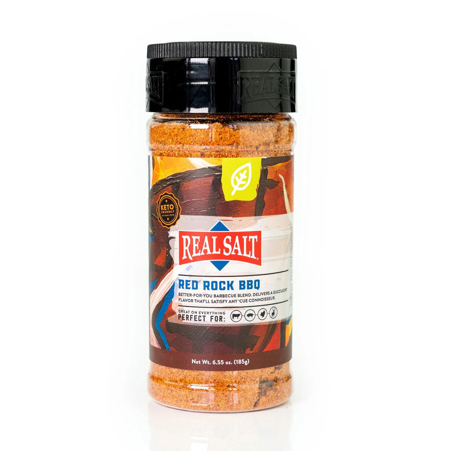 Real Salt Seasonings - Red Rock BBQ Shaker - 185g - Love Low Carb