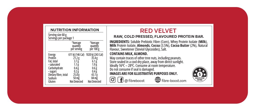 Red Velvet Protein Bar - Love Low Carb