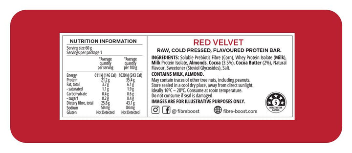 Red Velvet Protein Bar - Love Low Carb