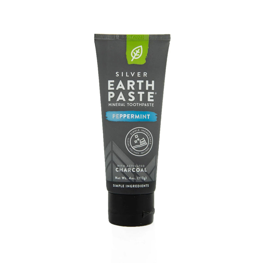 Redmond Earthpaste with Silver - Peppermint Charcoal - Love Low Carb