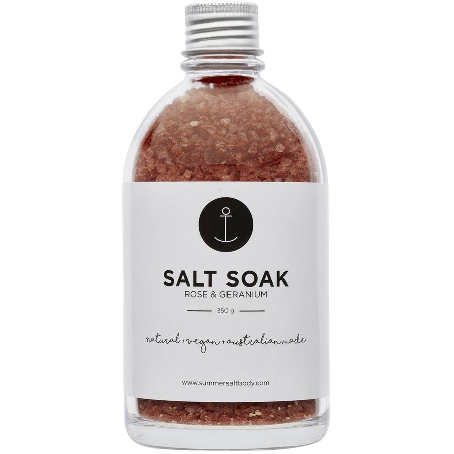Rose & Geranium Salt Soak - Love Low Carb