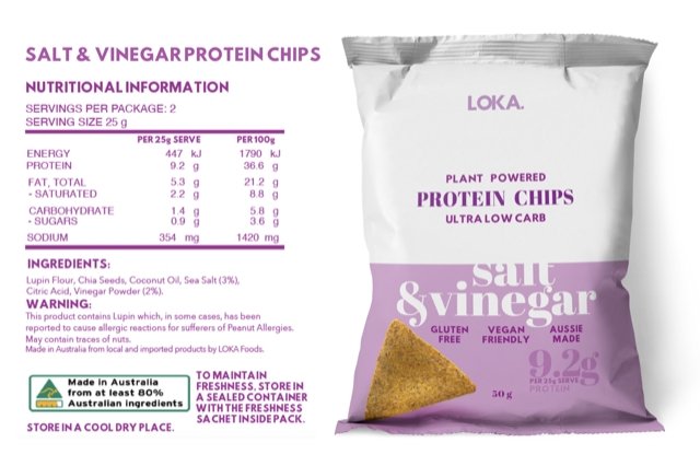 Salt & Vinegar Protein Chips - Yo Keto