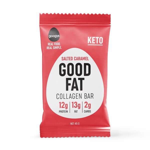 Salted Caramel Good Fat Collagen Bar-Bar-Yo Keto
