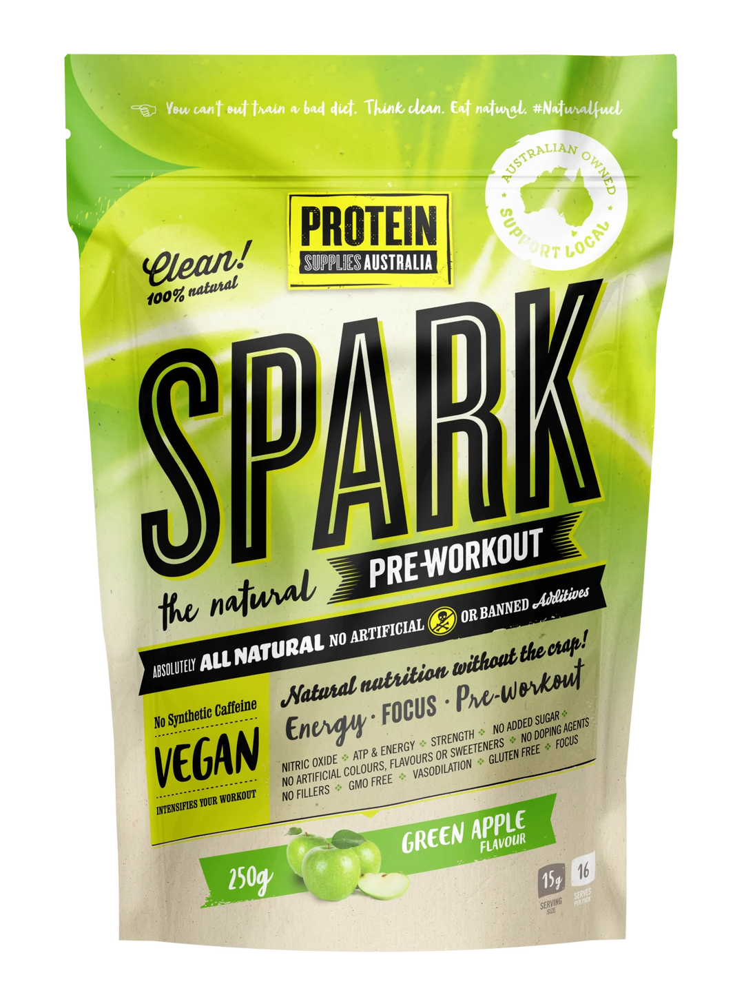 Spark Pre-workout - Green Apple - 250g - Love Low Carb
