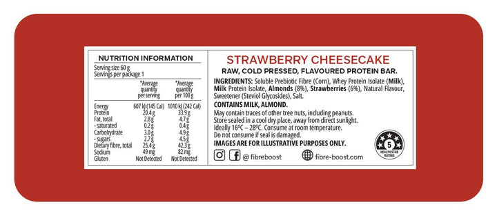 Strawberry Cheesecake Protein Bar - Love Low Carb