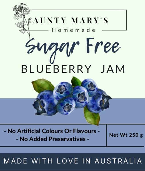 Sugar Free Jam - Blueberry - Yo Keto