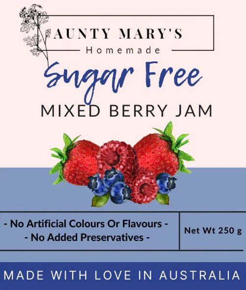 Sugar Free Jam - Mixed Berry - Yo Keto