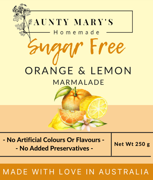 Sugar Free Marmalade - Orange & Lemon - Yo Keto
