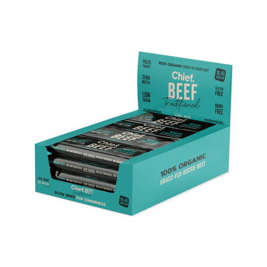 Traditional Beef Bar - Box of 12 - Love Low Carb